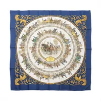 エルメス カレ55 Le Jardin de la Maharani マハラニの庭 スカーフ