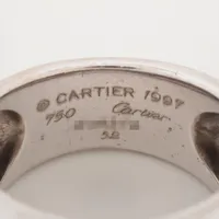カルティエ ヌーベルバーグ リング 750(WG) 14.7g 52 A4255879｜中古