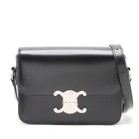 セリーヌ トリオンフ ミニ クロード ハラコ ショルダーバッグ