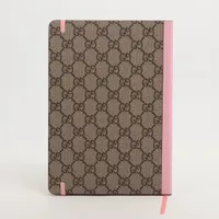 グッチ×ディズニー デイジー ノート PVC ベージュ×ピンク GGスプリーム