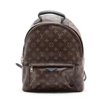 ヴィトン モノグラム パームスプリングスバッグパックMM M44874 ブラウン RFID反応あり