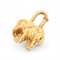 エルメス カデナ エレファント 1997 チャーム GP ゴールド A4256153