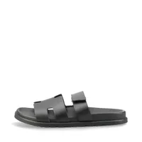 グッチ ミニダブルG ラバー サンダル 41 メンズ ブラック 660243 GG