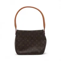 ヴィトン モノグラム ルーピングMM M51146 ブラウン