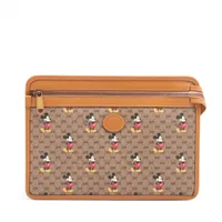 グッチ×ディズニー GGスプリーム ノート ペーパー ベージュ×ブルー