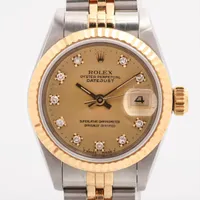 ロレックス レディ デイトジャスト 69173G SS×YG SS×YG AT シャンパン文字盤