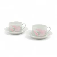 エルメス Pivoines ピヴォワンヌ カップ&ソーサー 陶器 ピンク