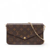 ヴィトン モノグラム ポシェット フェリシー M81896 ブラウン RFID反応あり