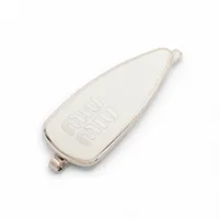 セリーヌ トリオンフ ヘアクリップ GP×革 ホワイト A3232099｜中古