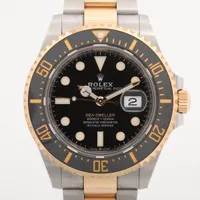 ロレックス シードゥエラー 126603 SS×YG SS×YG AT ブラック文字盤
