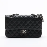 シャネル マトラッセ25 キャビアスキン ダブルフラップ ダブルチェーン