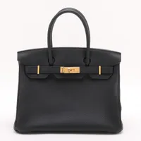 エルメス バーキン30 ルトゥルネ トゴ ブラック ゴールド金具 Y:2020年
