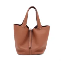 エルメス ピコタンロック22 MM トリヨンクレマンス ゴールド シルバー金具 Y:2020年