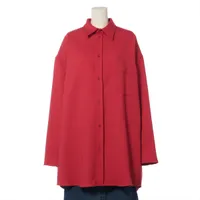 MM6 18AW ウール×ポリエステル ジャケット 38 レディース レッド
