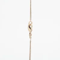 シャネル ココマーク ハート 02C ネックレス GP ブラック×ゴールド