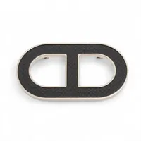 エルメス セリエ ピンブローチ メタル ブラウン×シルバー ハットピン