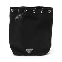プラダ テスート ナイロン 巾着 ブラック