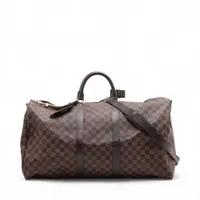 ヴィトン ダミエ キーポルバンドリエール55 N41414 ブラウン