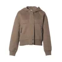 エルメス セリエ 23AW カシミヤ ショートコート 38 レディース ライト