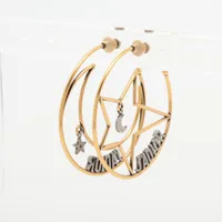 ディオール ジャディオール ピアス(両耳用) GP ゴールド ブランド刻印