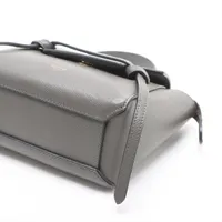 セリーヌ ベルトバッグ ピコ レザー 2WAYハンドバッグ グレー A4269116