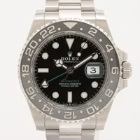 ロレックス GMTマスターⅡ 126710GRNR SS SS AT ブラック文字盤 オイスターブレスレット あまりごま2