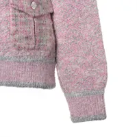 シャネル ココボタン 25/26AW ウール×シルク×アルパカ ニット