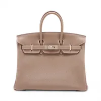 エルメス バーキン25 ルトゥルネ トゴ エトゥープ シルバー金具 D:2019年