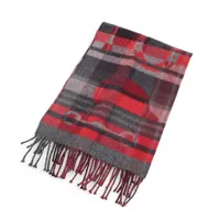 バレンシアガ×アディダス マフラー ウール×アクリル レッド A3758159