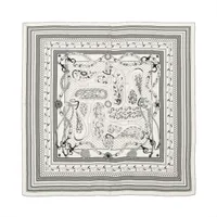 エルメス カレ90 Le Sacre des Saisons 四季の祭典 スカーフ シルク