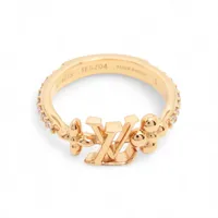 ヴィトン シュバリエール リング 925×ストーン 23.5g シルバー