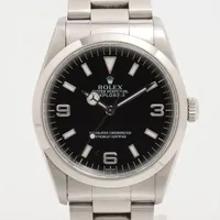 ロレックス エクスプローラーⅠ 14270 SS SS AT ブラック文字盤