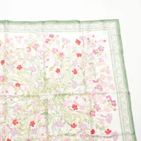 し*送様 エルメス　カレ90 野生のカーネーション(実家保管品) エルメス カレ90 OEillets sauvages et autres Caryophyllees 野生の