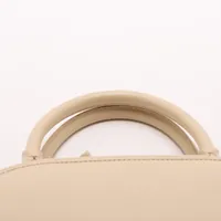 モラビト ディアンヌ レザー ハンドバッグ ベージュ A4276972｜中古