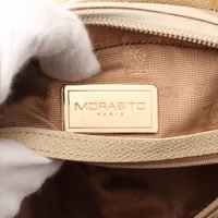 モラビト ディアンヌ レザー ハンドバッグ ベージュ A4276972｜中古