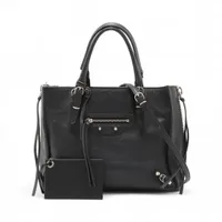 バレンシアガペーパーバックミニ　 袋あり　保証書ありバックチャーム付き BALENCIAGA バレンシアガ 24FW チャーム付きLE CITY ミニバッグ