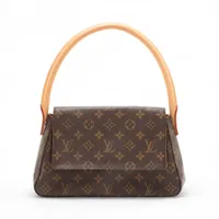 ヴィトン モノグラム ミニルーピング M51147 ブラウン