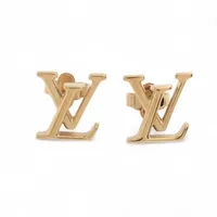 ヴィトン M00320 ブックルモノグラムビーズ ピアス(両耳用) GP