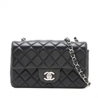 シャネル ミニマトラッセ20 ラムスキン シングルフラップ シングル