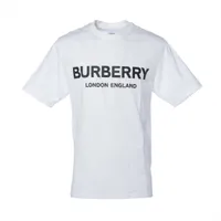 バーバリー TBロゴ ティッシ期 コットン Tシャツ L メンズ ブラック