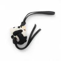 ロエベ×スタジオジブリ アナグラム チャーム GP×革 レッド ハウルの