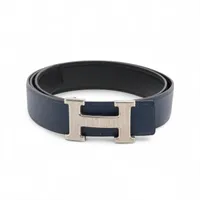 セリーヌ トリオンフ ベルト 90 GP×革 ブラック A2315873｜中古