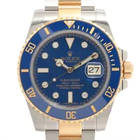 ロレックス サブマリーナーデイト 116613GLB SS×YG SS×YG AT ブルー文字盤