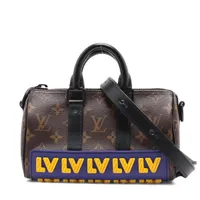 ルイヴィトン LOUIS VUITTON モノグラム フェルト キーポルXS ルイ・ヴィトン キーポル XS モノグラム LVラバー M45788 ブラウン