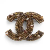 シャネル ココマーク 00A ブローチ GP ゴールド