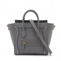 セリーヌ ラゲージ ナノ CELINE（セリーヌ） 【超美品】セリーヌ ラゲージ ナノ キャンバス