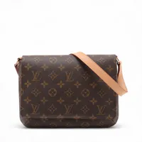 ヴィトン モノグラム ミュゼットタンゴ M51257 ブラウン