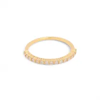 ローリーロドキン リング 18K 12.8g スモール フラット エングレイブド