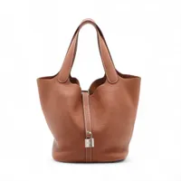 エルメス ピコタンロック22 MM トリヨンクレマンス ゴールド シルバー金具 C:2018年