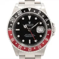 ロレックス GMTマスターⅡ 16710 SS SS AT ブラック文字盤